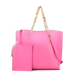 #10357 2020 Tax Free Myanmar made latest fashion trendy design sustainable PU leather ladies tote bags luxury handbags for women