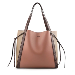#10380 Tax Free Myanmar maker hot sale latest fashion custom genuine python ladies tote bags luxury designers handbags for women