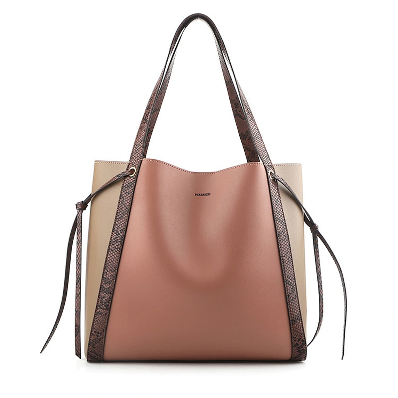 #10380 Tax Free Myanmar maker hot sale latest fashion custom genuine python ladies tote bags luxury designers handbags for women
