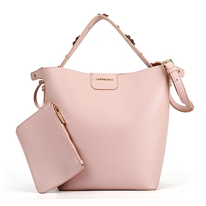 7424-Europe style newest design double side saffinao PU handbags with pouch