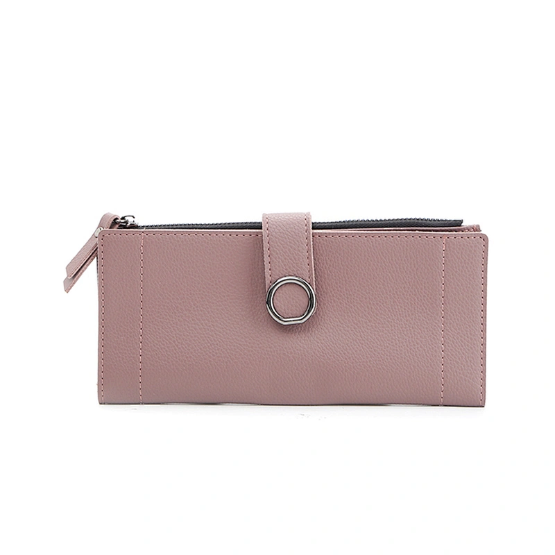7037 Wholesale Fashion Ladies Woman Wallet Purse PU Genuine Leather Newest for 2018 spring