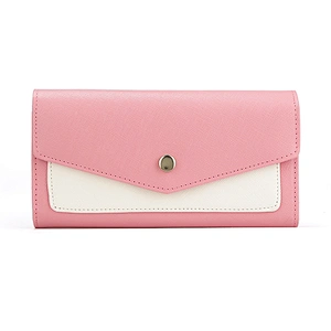 #7067 Made in Myanmar Tax Free carteras latest fashion design custom smart lady purse PU leather women wallet with money clip