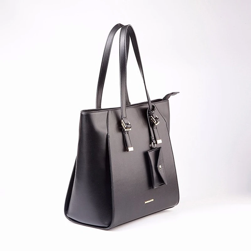 5170 Trend fashion bags top designer synthetic leather black tote handbag
