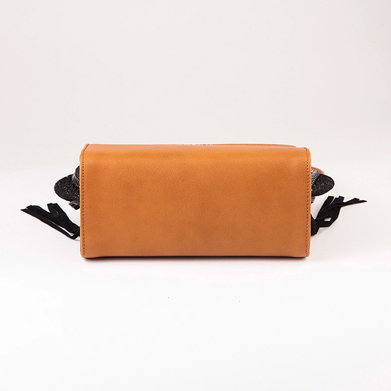 5197-Fashion Bolso de cuero made in Myanmar manufacturer high quality ladies suede leather handbags