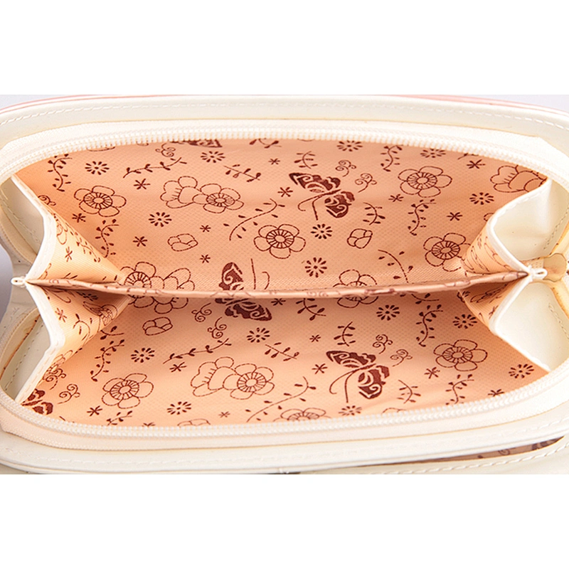 4540 Newest Women Wallet Fancy Ladies Purse with Decorative Flowers