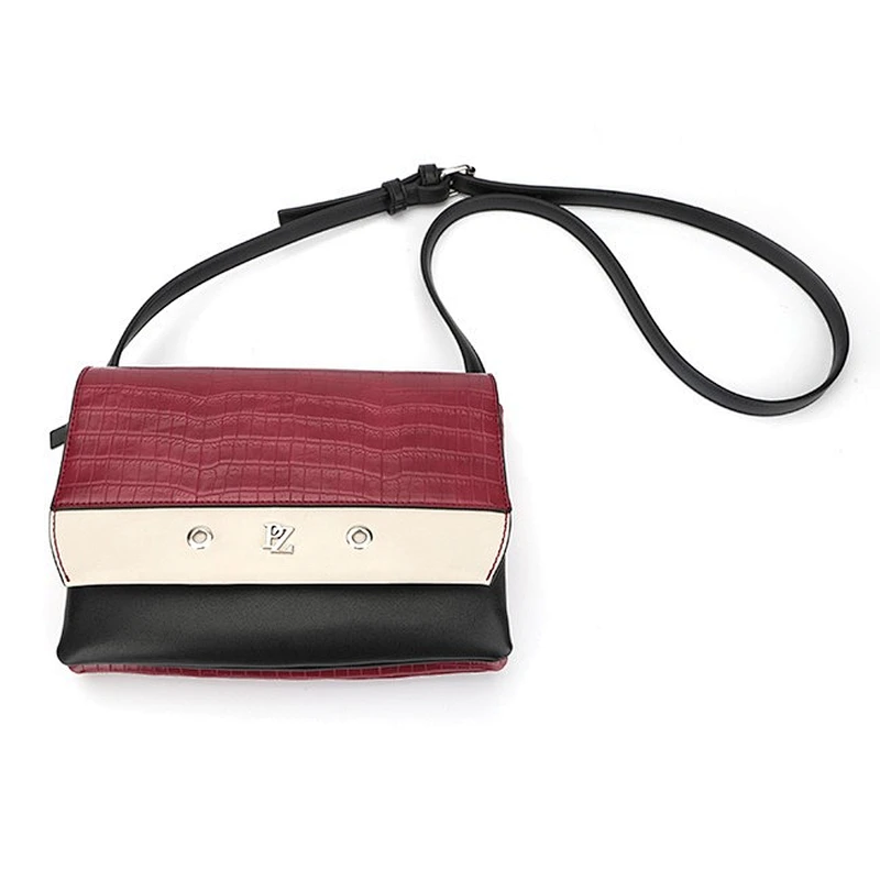 6527-Newest design contract color style genuine crocodile skin bag leather shoulder handbag women