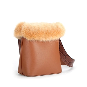 #8591 Tariff Free Myanmar made hot sale latest fashion custom designer bucket handbag faux leather crossbody bag women