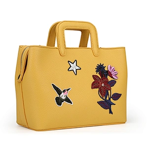 6999- High quality shoulder embroidery bags OEM Guangzhou factory wholesale handbags