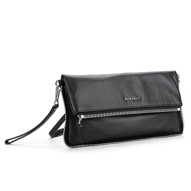 8616 Paparazzi fancy custom design clutch bag PU lady shoulder clutch bag with wrist strap