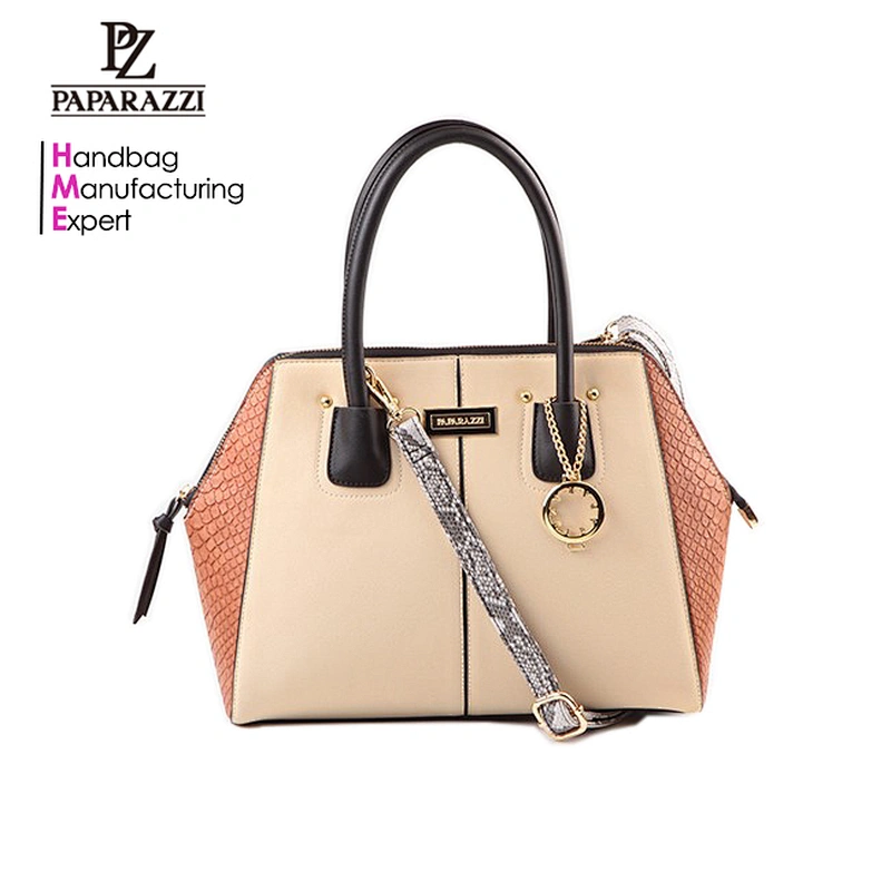 5872 OEM manufacturer Paparazzi 2018 European style ladies pu leather handbag