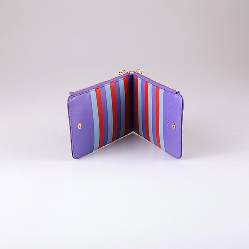 4455-Newly coming wholesale trendy lady genuine leather functional clutch wallet