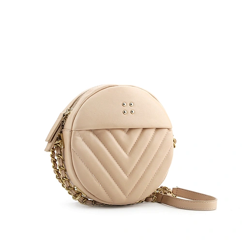#9038 Quilted design round shape fashion free custom crossbody bags women bags 2019 trendy