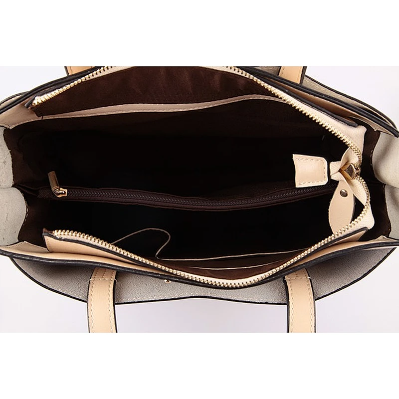 5011-Fashion Brand Design for 2018 Fall Genuine Leather Women Tote Bag with Long Shoulder Strap