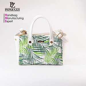 5862 Paparazzi China manufacturer trendy digital printing woman pu leather tote bag