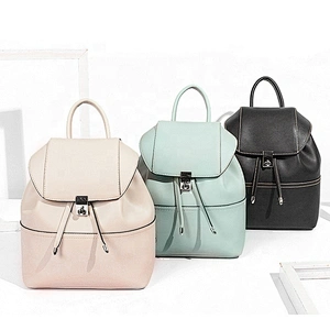 #ZB003 Tax Free Myanmar made mochilas hot sale latest fashion design custom waterproof women backpack faux leather backpack bag
