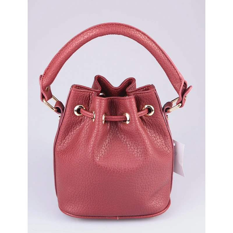 3479 PAPARAZZI design 2018 hot sale mini ladies grained PU drawstring hand bucket bags