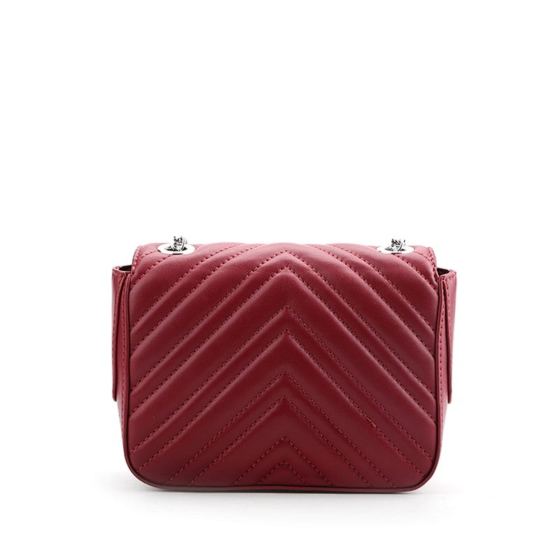 #9989 - Tax free Myanmar made 2020 new trend wholesale sustainable PU womans fashion quilted crossbody handbags