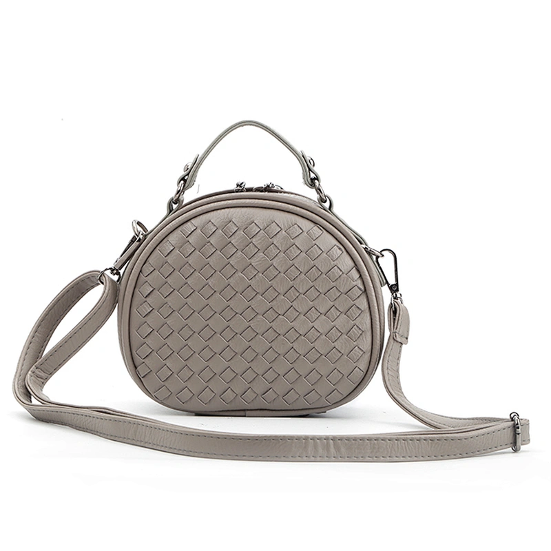 8534 Paparazzi 2018 mini double tassel zip pullers PU leather braided women crossbody bags