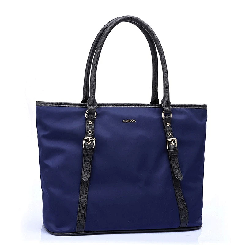 1053a Latest new designer water proof nylon fashion blue hand bag for women