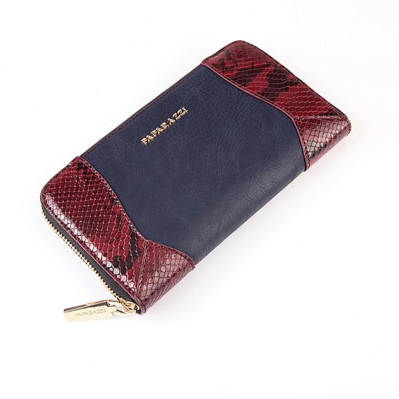 5820 Synthetic snake leather woman card holder wallet