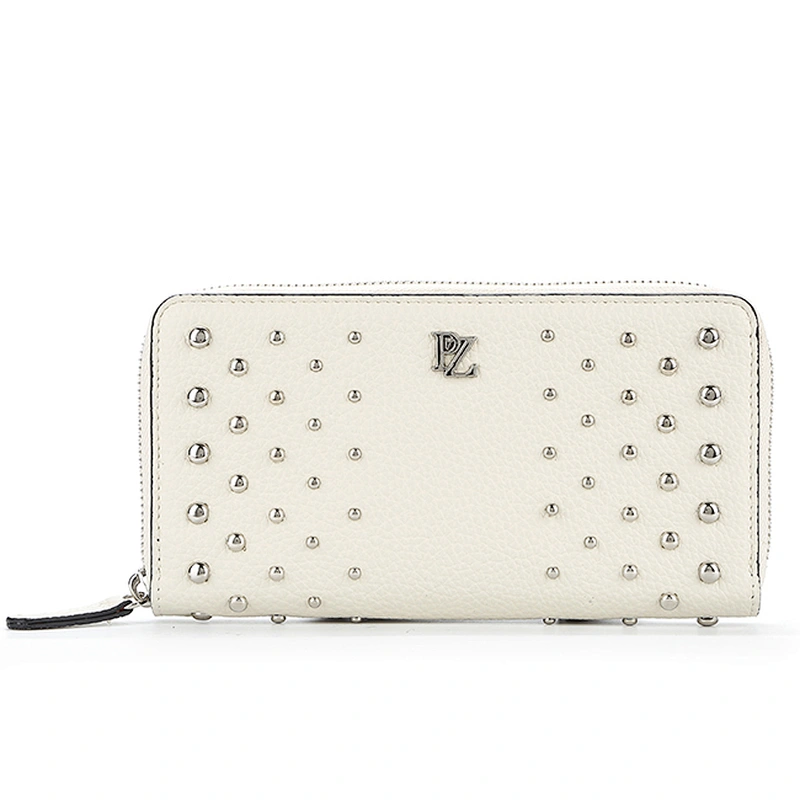 7024 High Quality Low End Price Fashion Wallet Wholesale Women Faux Leather Zip Around Wallets