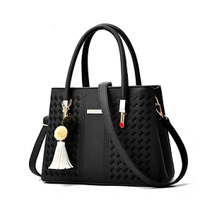 #ZB023 Free Tariff Myanmar factory OEM ODM Europe Elegance simple casual ladies shopper tote bag pu leather handbag for women