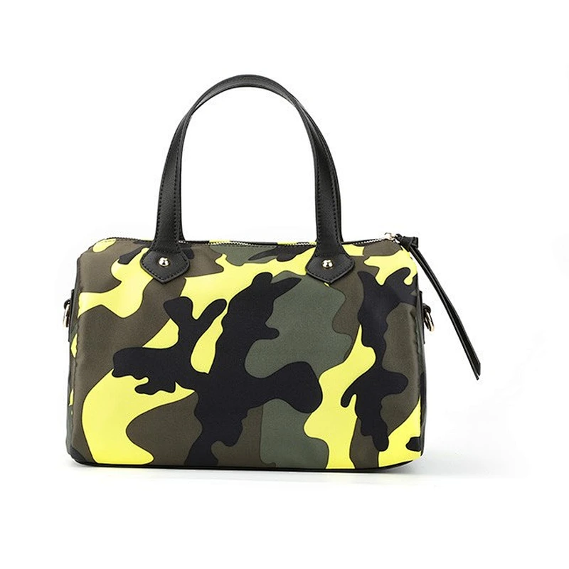 6567- Factory wholesale colorful lady camouflage handbag nylon bag