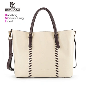 8607 Paparazzi 2018 new arrival wholesale top sale lady shoulder bag women genuine leather tote bag