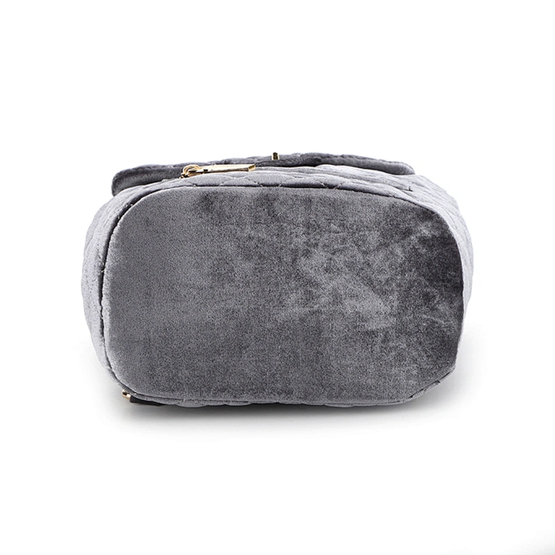 8580 customized corduroy large capacity embroidery backpack new design shoulder bag for ladies
