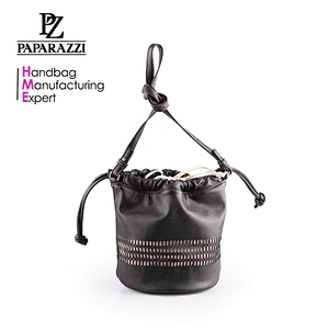 3405 Latest factory wholesale ladies laser drawstring fashion bucket shaped shoulder bag