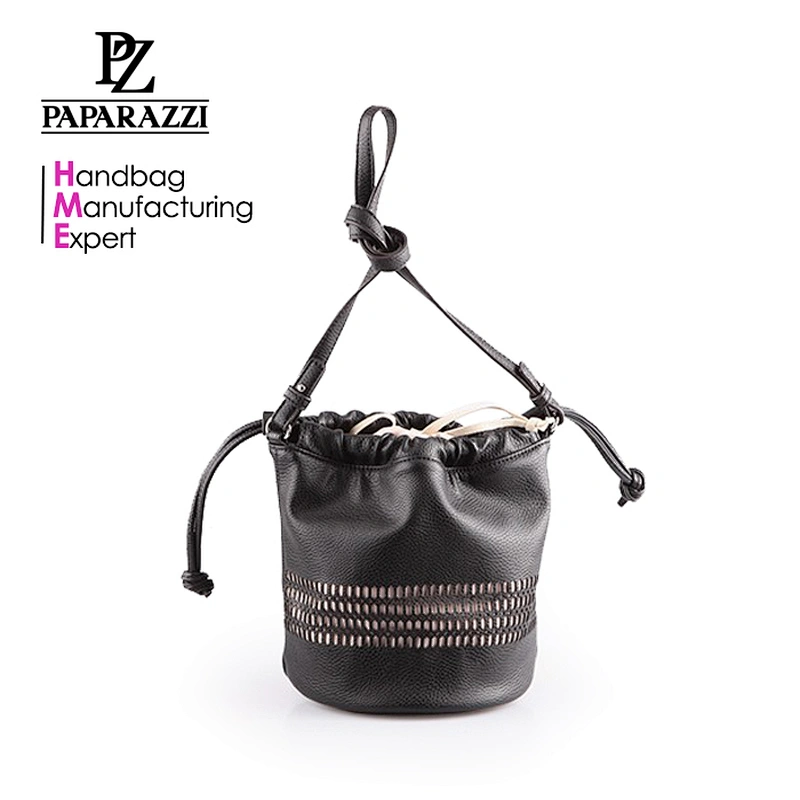 3405 Latest factory wholesale ladies laser drawstring fashion bucket shaped shoulder bag