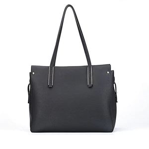 5828 2018 Guangzhou factory high quality leather tote bag custom print on inside of bag
