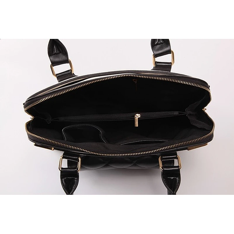 4462 Create your own brand High End western style quilt pu leather women handbag manufacturers china