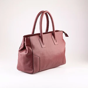 5605 2018 OEM red color Factory PU Characteristic Fashion Handbag for Ladies