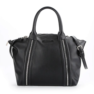 4124 Hot sale style super quality black PU leather OEM women handbag