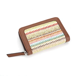 #9285 2019 Tax free factory hot sale fashion minimalist smart design custom linen ladies purse latest PU leather wallet women