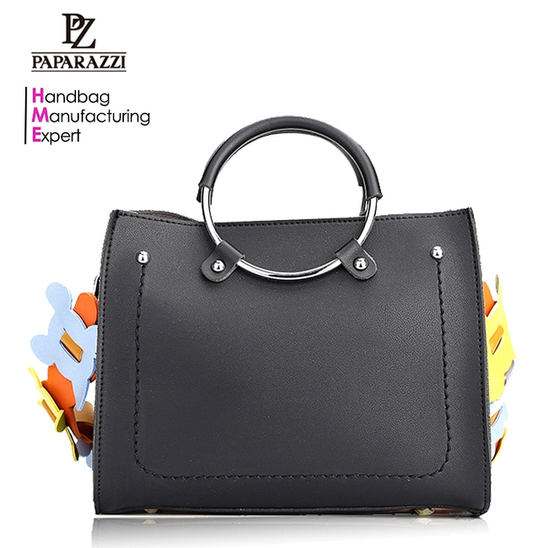7401 Paparazzi wholesale colorful shoulder strap fashion women satchel bag