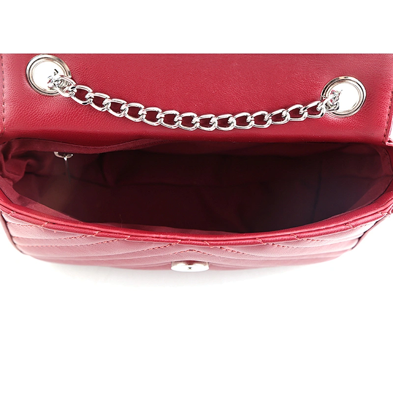 #9989 - Tax free Myanmar made 2020 new trend wholesale sustainable PU womans fashion quilted crossbody handbags