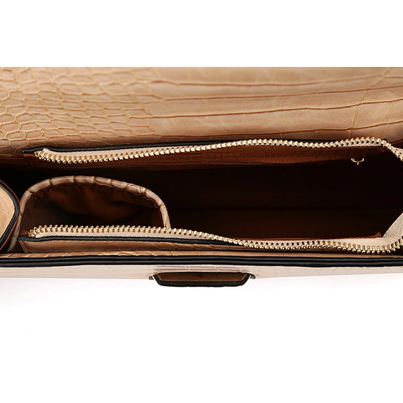6984 Best selling products 2018 new style fashion luxury crocodile women leather envelop messenger bag wholesale