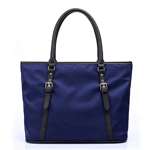 1053a Latest new designer water proof nylon fashion blue hand bag for women