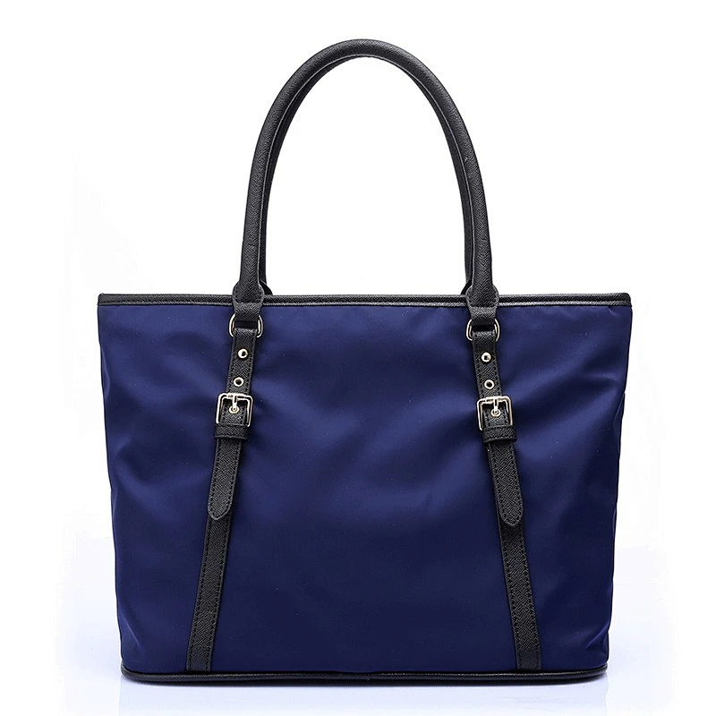 1053a Latest new designer water proof nylon fashion blue hand bag for women