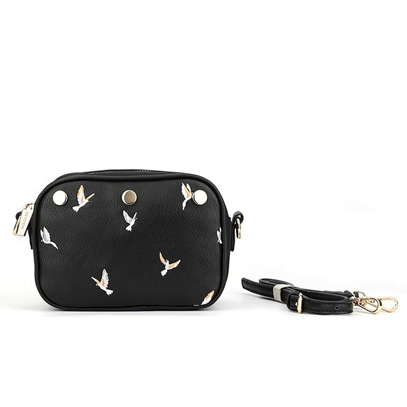 6537- Paparazzi Original design Custom fashion Embroidery PU Leather Shoulder Clutch Evening Bags