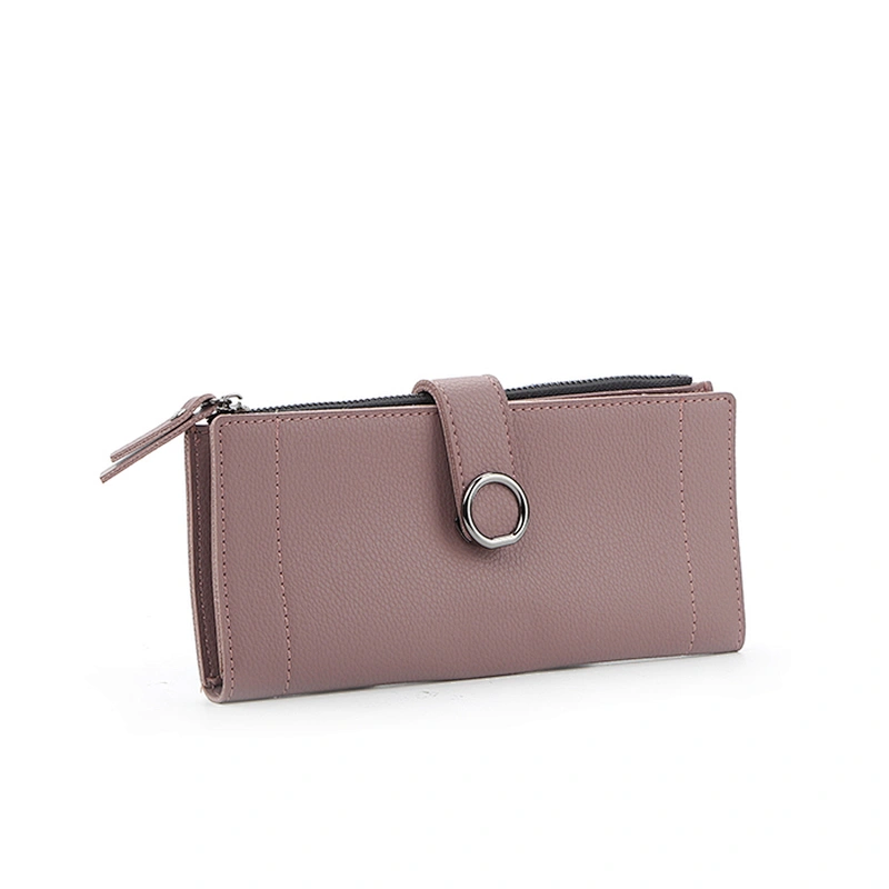 7037 Wholesale Fashion Ladies Woman Wallet Purse PU Genuine Leather Newest for 2018 spring
