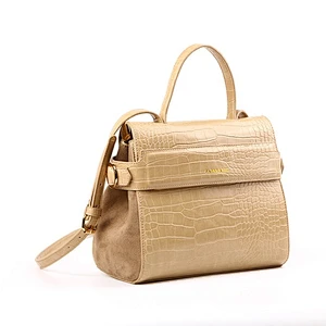 5865 - Bolso de mano wholesale PU crocodile skin leather collocation lady messenger factory price hand bags