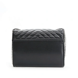 9274-Women fashion quilted flap metal chain shoulder bags