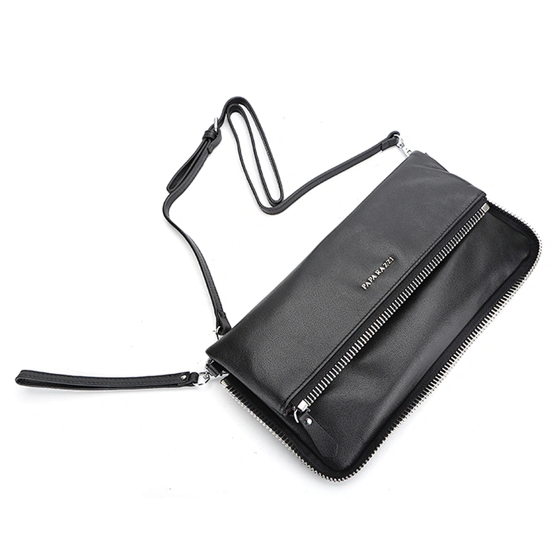 8616 Paparazzi fancy custom design clutch bag PU lady shoulder clutch bag with wrist strap