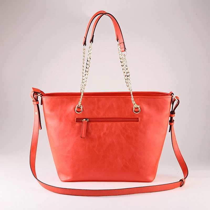 5141-New Models Women Embroidery Handbags Brand Customized Chain Handle Tote Bag