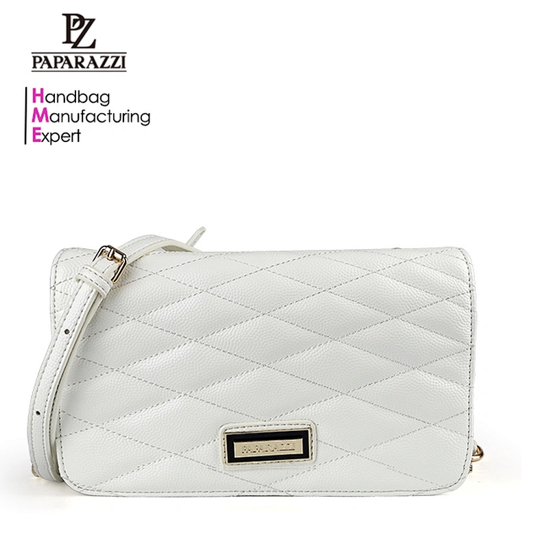 6977 Guangzhou Paparazzi handbag factory wholesale shoulder bag quilted design cross-over bag