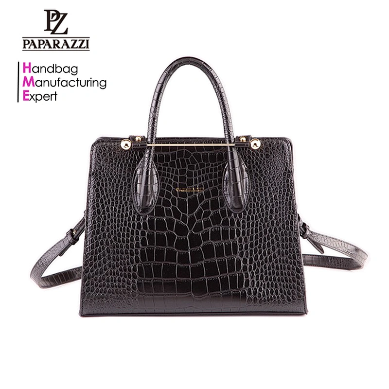 5132 Paparazzi since 1992 OEM Services Croco Leather Lady Shoulder Bag WomenTote Bag