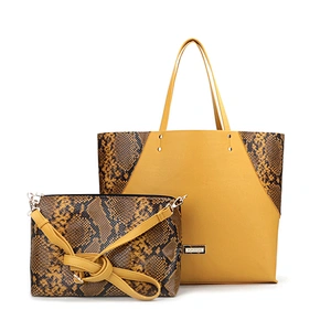 #10362 Paparazzi 2019 designer new arrival hot sale fashion lady snake skin pu leather tote bag luxury waterproof women handbag